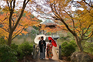 成田山公園 紅葉ロケ フォトウェディング アンシャンテのブログ