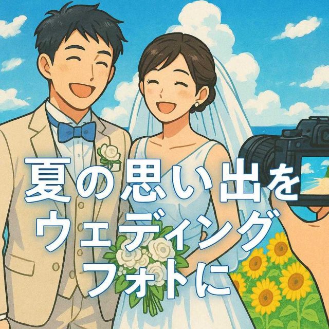 夏の思い出をウェディングフォトに