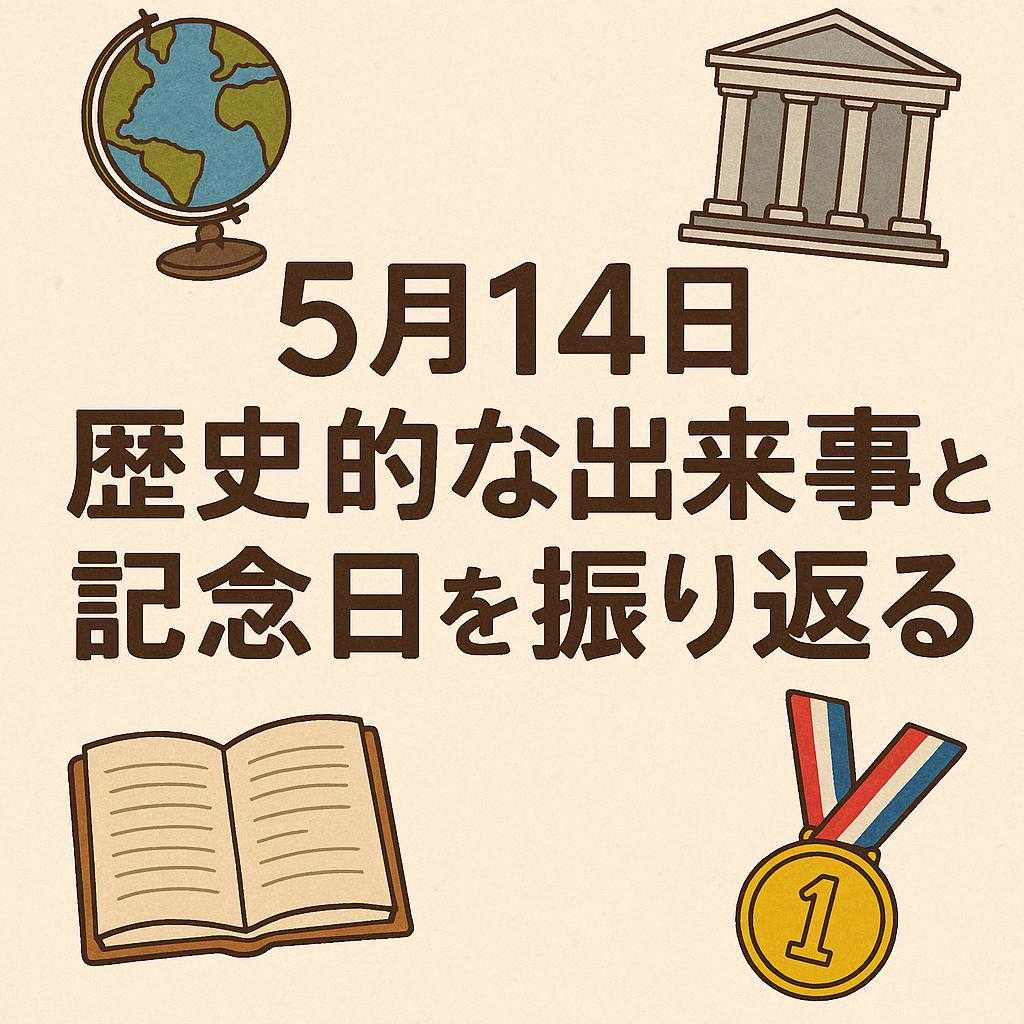 5月14日：歴史的な出来事と記念日を振り返る