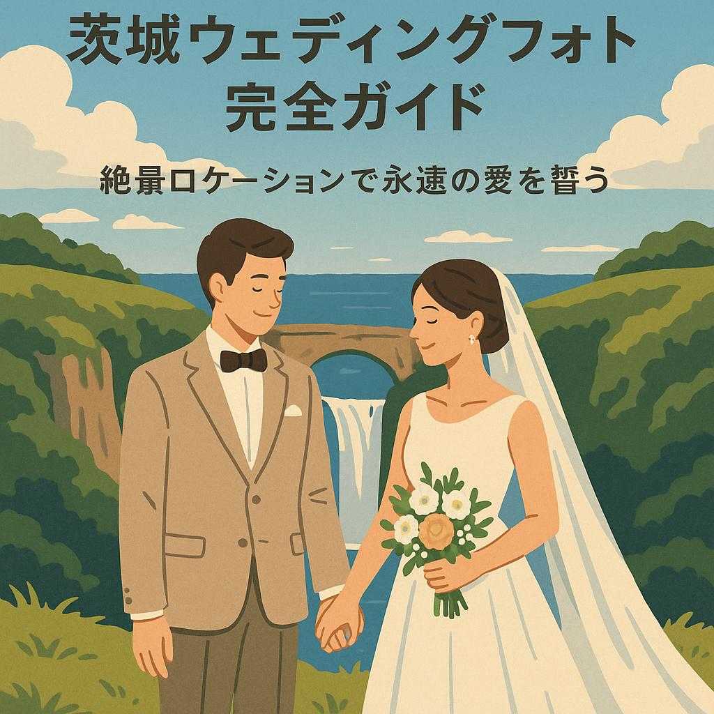 【茨城ウェディングフォト完全ガイド】絶景ロケーションで永遠の愛を誓う