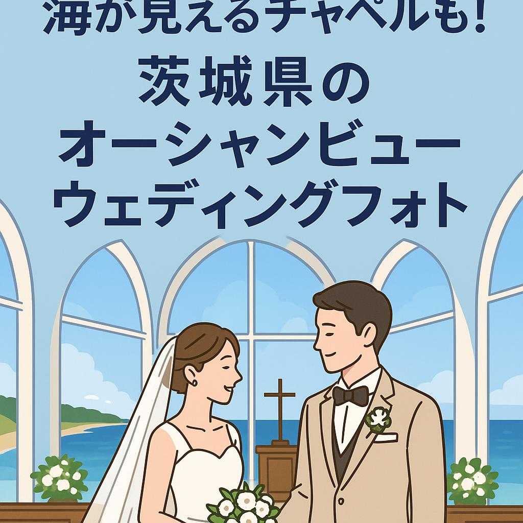 海が見えるチャペルも！茨城県のオーシャンビューウェディングフォト