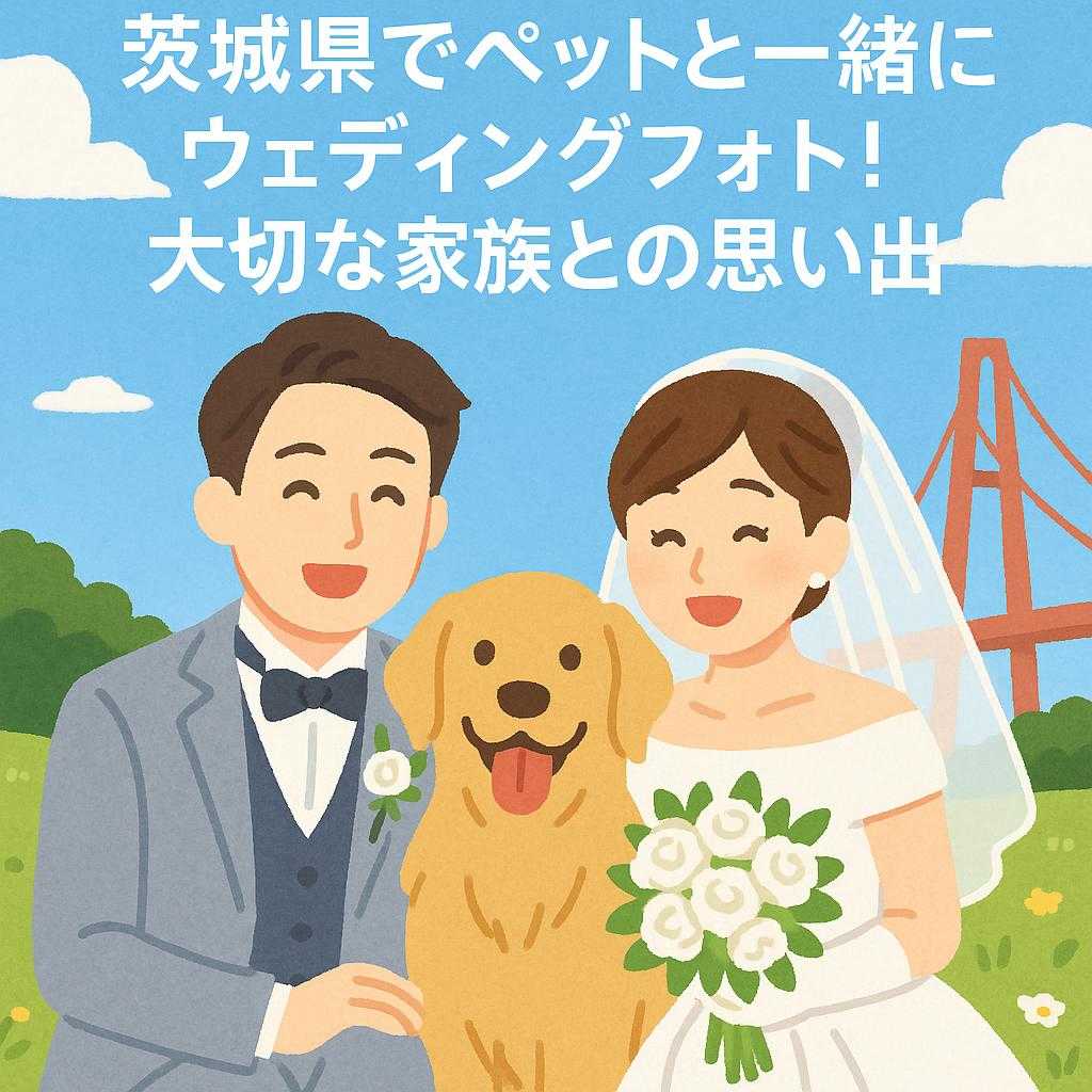 茨城県でペットと一緒にウェディングフォト！大切な家族との思い出