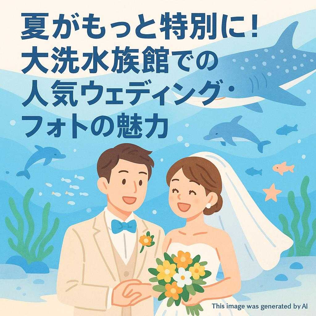 夏がもっと特別に！大洗水族館での人気ウェディングフォトの魅力