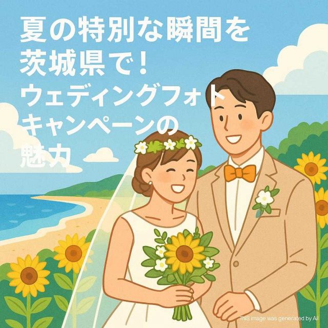 夏の特別な瞬間を茨城県で！ウェディングフォトキャンペーンの魅力