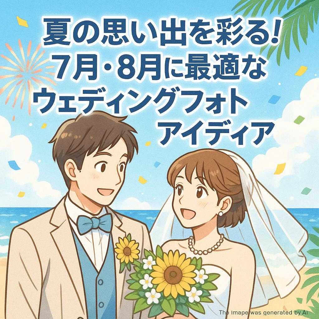 夏の思い出を彩る！7月・8月に最適なウェディングフォトアイディア