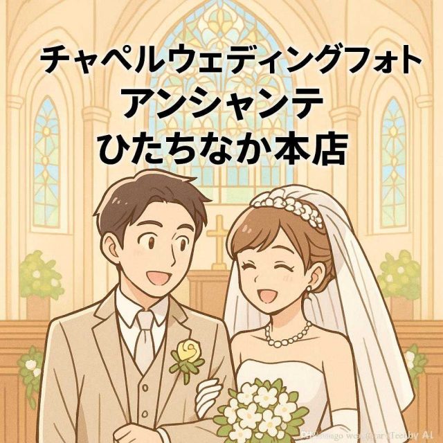 チャペルウェディングフォト アンシャンテ ひたちなか本店