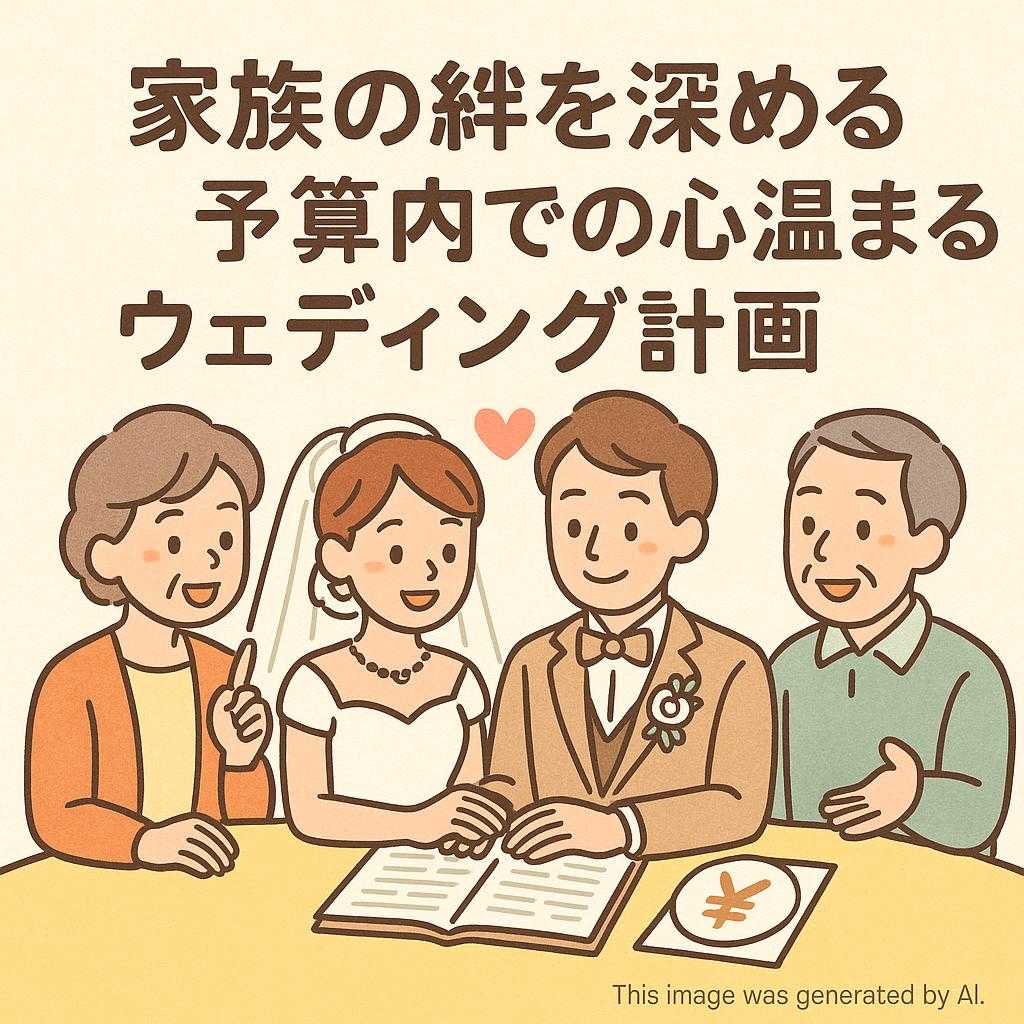 家族の絆を深める予算内での心温まるウェディング計画