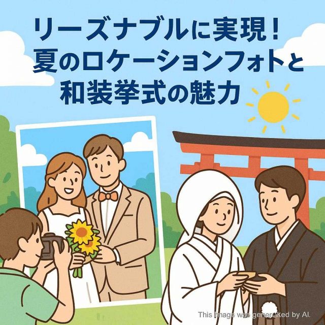 リーズナブルに実現！夏のロケーションフォトと和装挙式の魅力