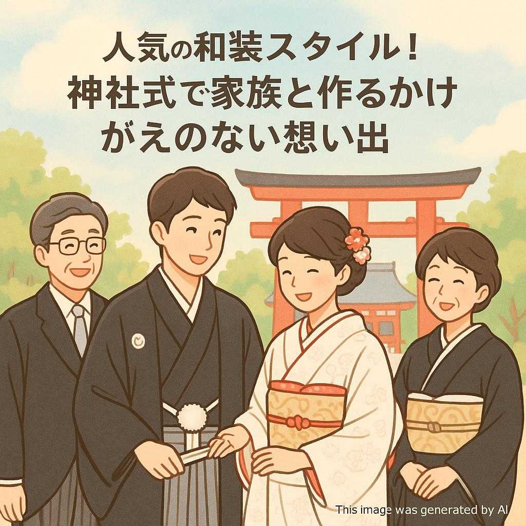人気の和装スタイル！神社式で家族と作るかけがえのない想い出