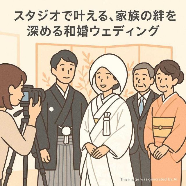 スタジオで叶える、家族の絆を深める和婚ウェディング