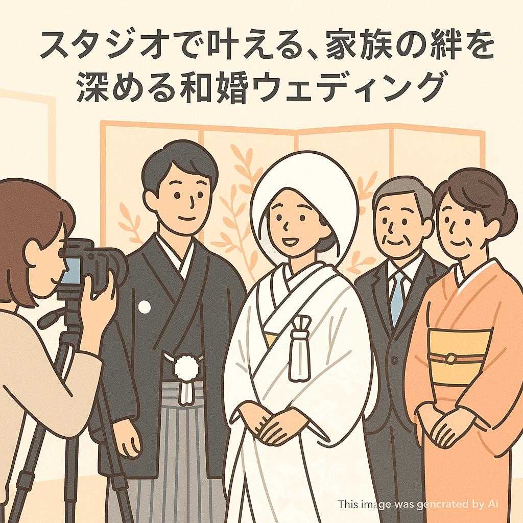 スタジオで叶える、家族の絆を深める和婚ウェディング
