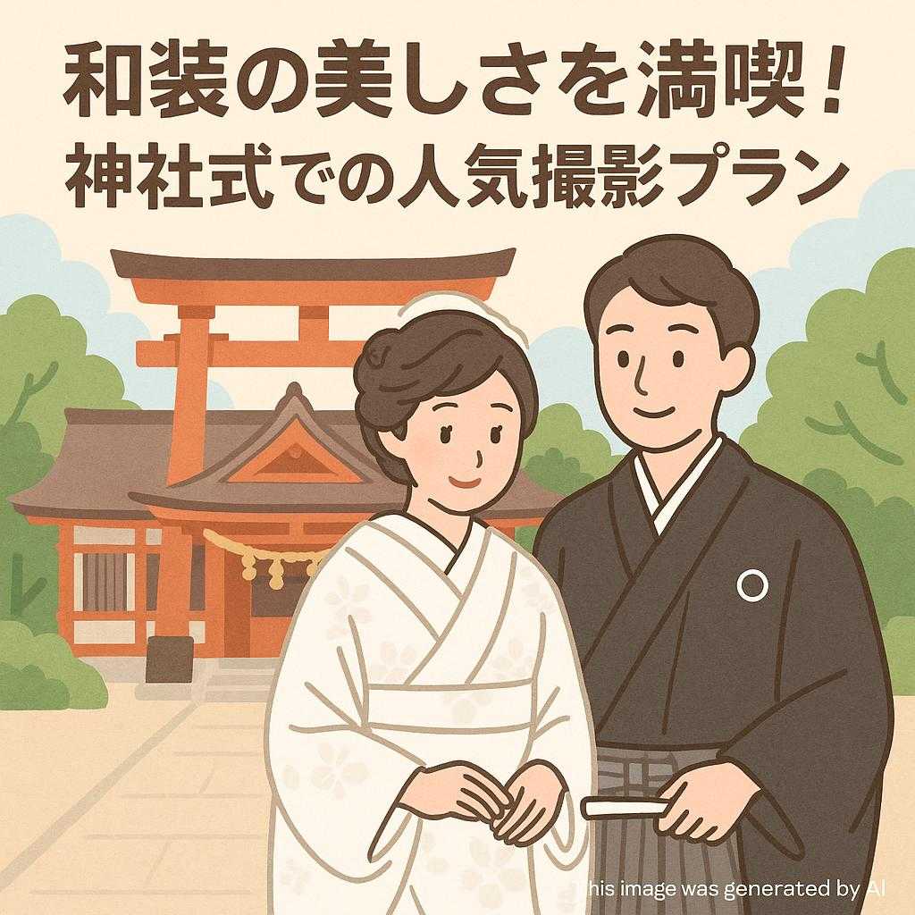 和装の美しさを満喫！神社式での人気撮影プラン