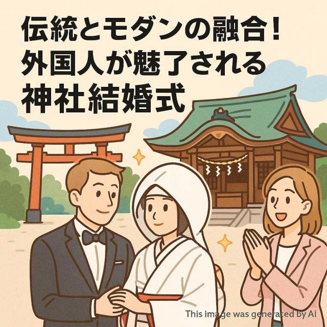 伝統とモダンの融合！外国人が魅了される神社結婚式