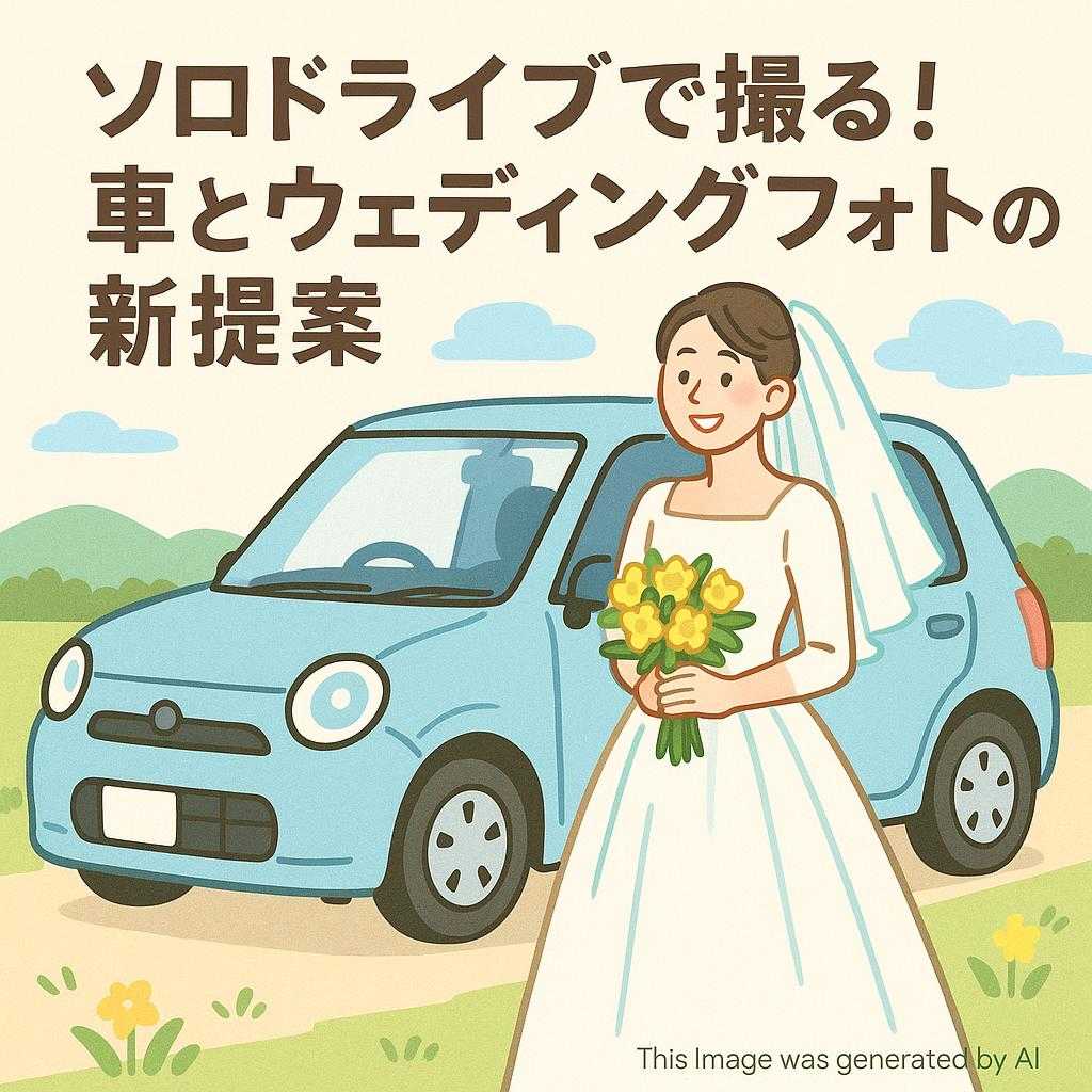 ソロドライブで撮る！車とウェディングフォトの新提案