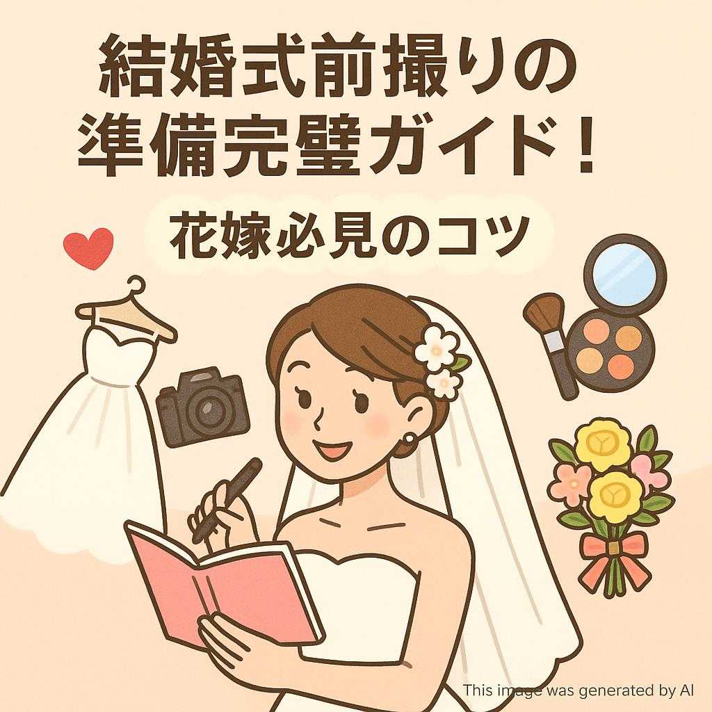 結婚式前撮りの準備完璧ガイド！花嫁必見のコツ
