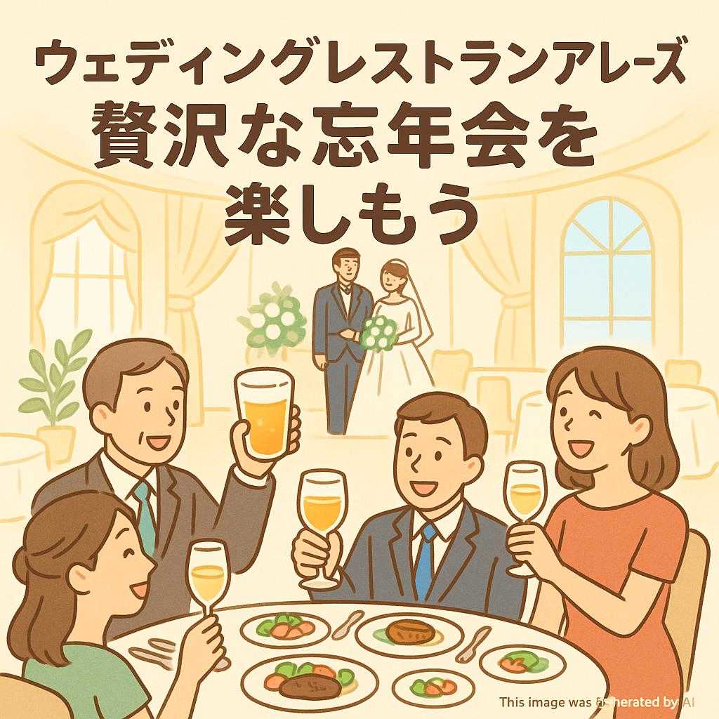ウェディングレストランアレーズで贅沢な忘年会を楽しもう