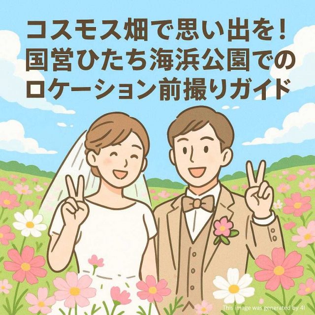 コスモス畑で思い出を！国営ひたち海浜公園でのロケーション前撮りガイド