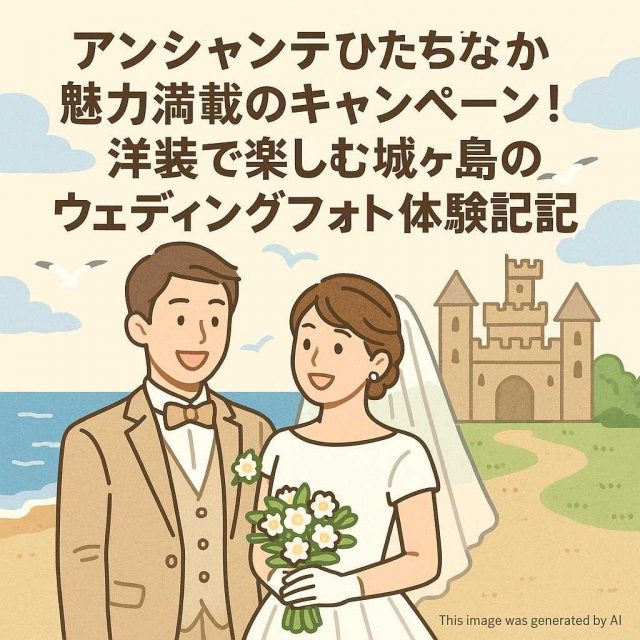 アンシャンテひたちなか魅力満載のキャンペーン！洋装で楽しむ城ヶ島のウェディングフォト体験記
