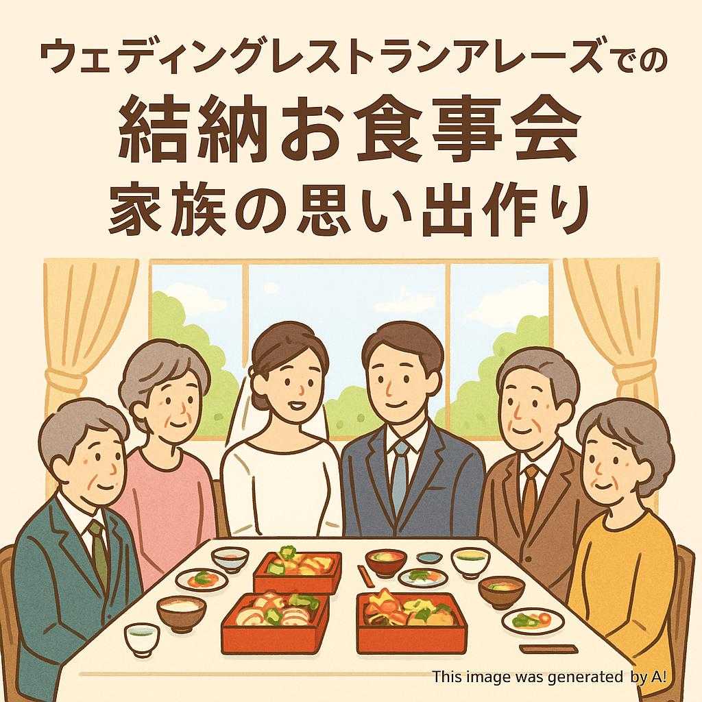 ウェディングレストランアレーズでの結納お食事会 家族の思い出作り