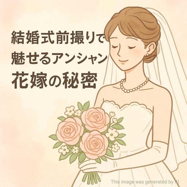 結婚式前撮りで魅せるアンシャンテ花嫁の秘密