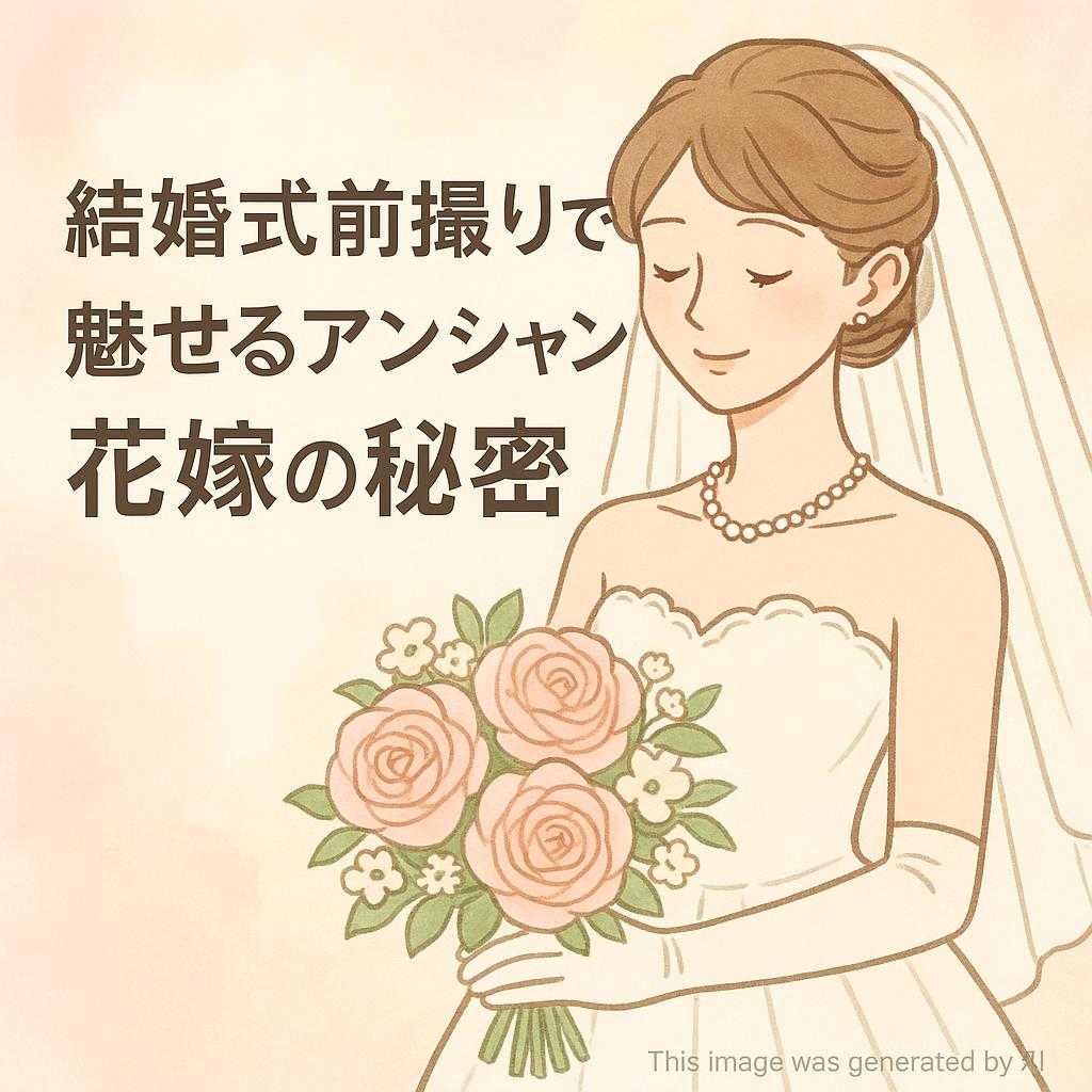 結婚式前撮りで魅せるアンシャンテ花嫁の秘密