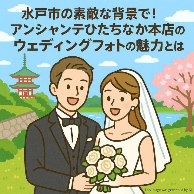 水戸市の素敵な背景で！アンシャンテひたちなか本店のウェディングフォトの魅力とは
