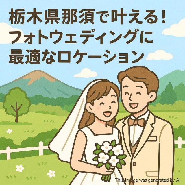 栃木県那須で叶える！フォトウェディングに最適なロケーション
