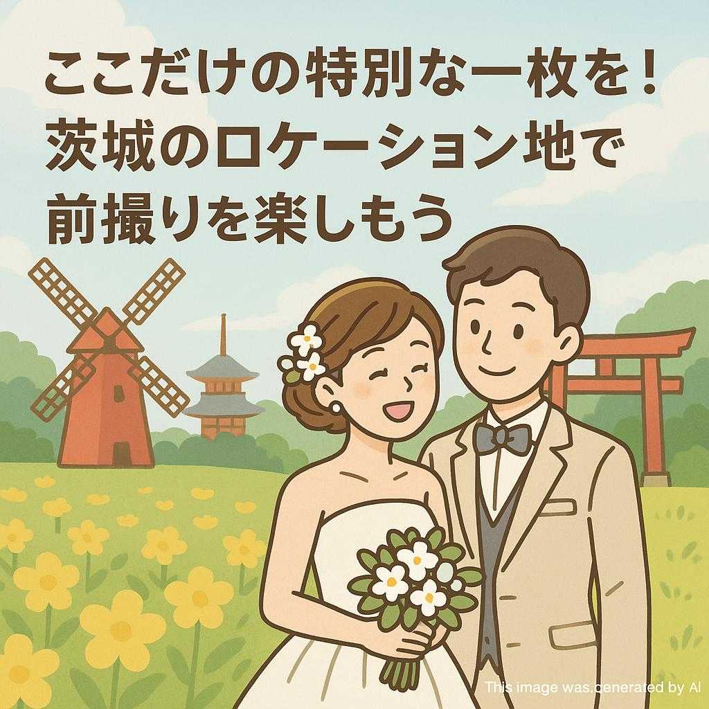 ここだけの特別な一枚を！茨城のロケーション地で前撮りを楽しもう