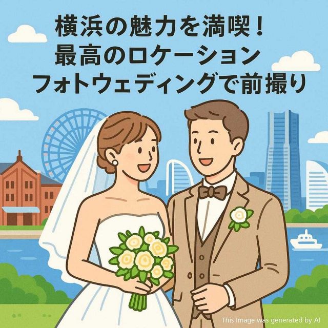 横浜の魅力を満喫！最高のロケーションフォトウェディングで前撮りを