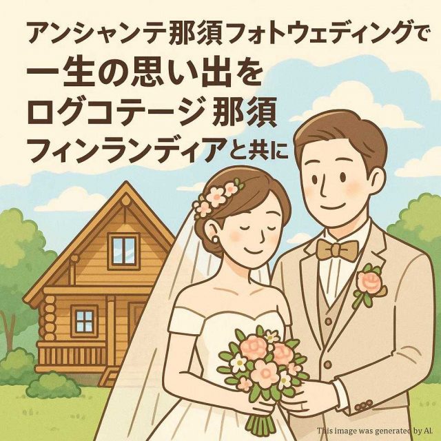 アンシャンテ那須フォトウェディングで一生の思い出をログコテージ那須フィンランディアと共に