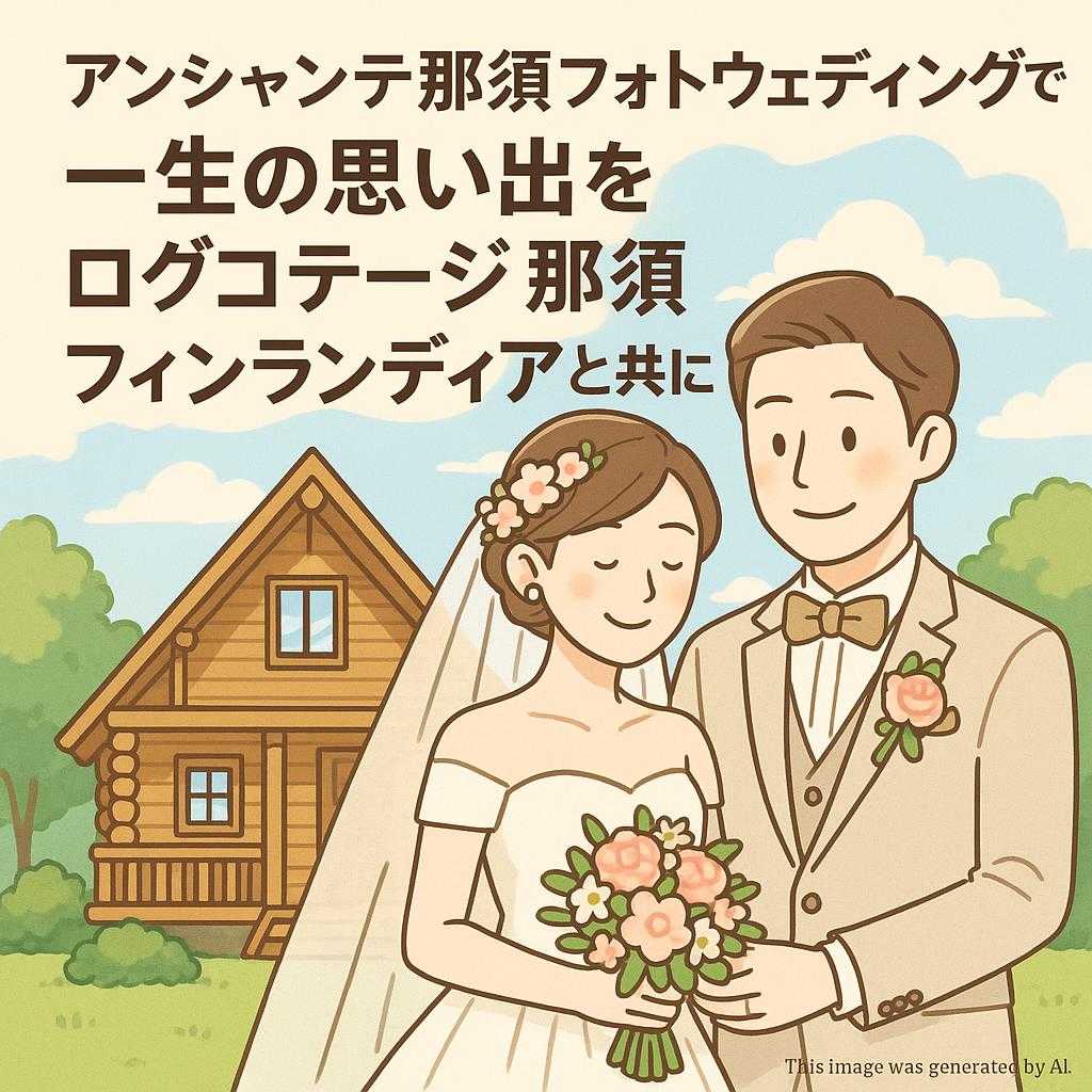 アンシャンテ那須フォトウェディングで一生の思い出をログコテージ那須フィンランディアと共に