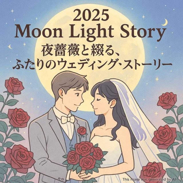 2025 Moon Light Story：夜薔薇と綴る、ふたりのウェディング・ストーリー