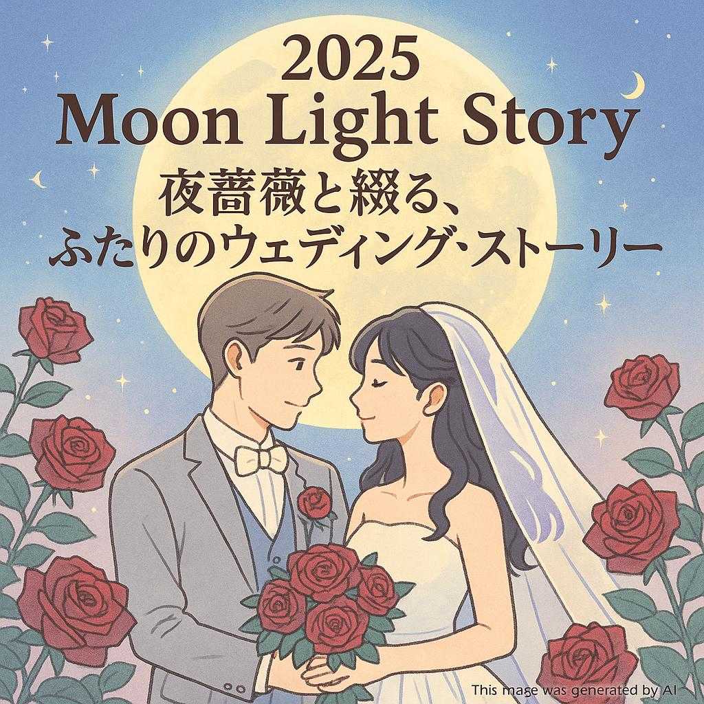 2025 Moon Light Story：夜薔薇と綴る、ふたりのウェディング・ストーリー