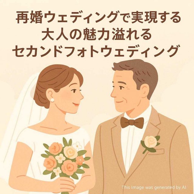 再婚ウェディングで実現する大人の魅力溢れるセカンドフォトウェディング
