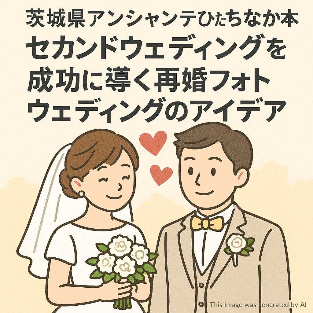 茨城県アンシャンテひたちなか本店セカンドウェディングを成功に導く再婚フォトウェディングのアイデア