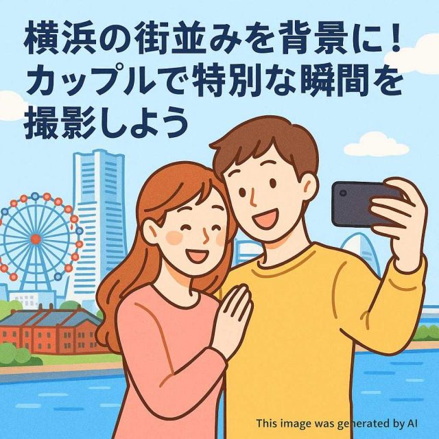 横浜の街並みを背景に！カップルで特別な瞬間を撮影しよう