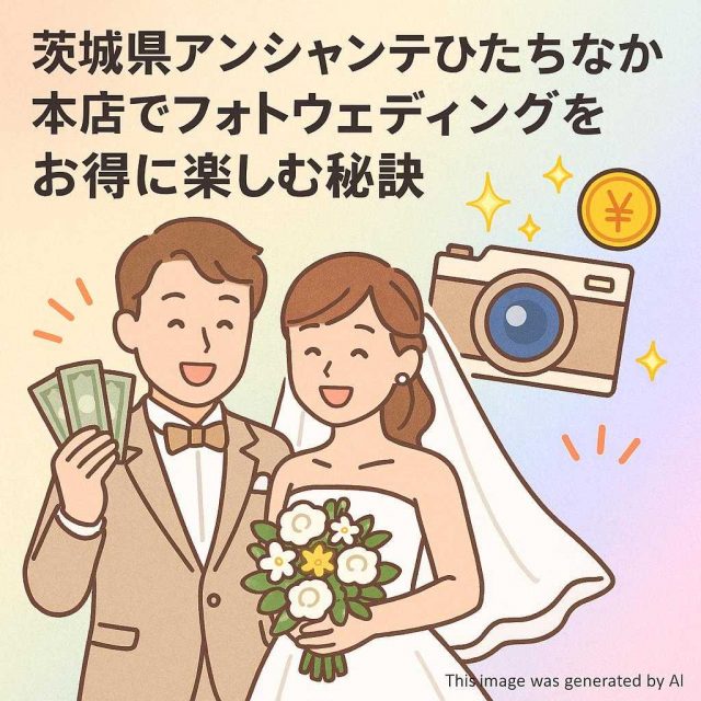 茨城県アンシャンテひたちなか本店 でフォトウェディングをお得に楽しむ秘訣