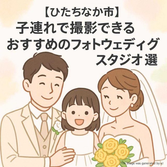 【ひたちなか市】子連れで撮影できるおすすめのフォトウェディングスタジオ3選