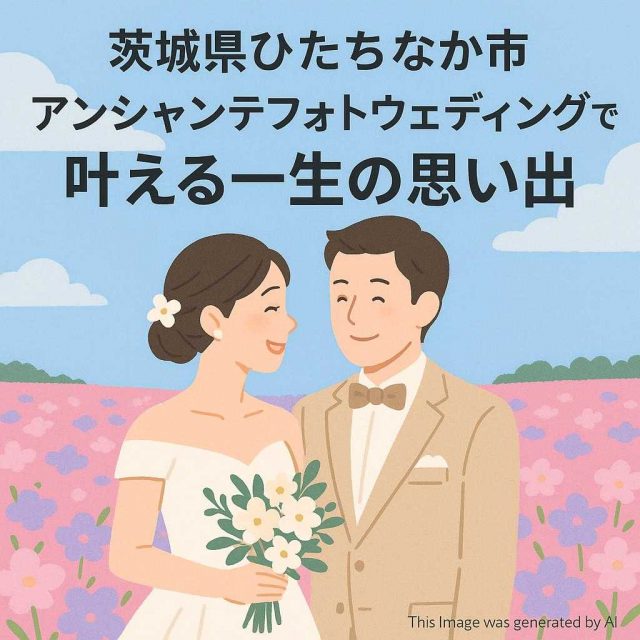 茨城県ひたちなか市 アンシャンテフォトウェディングで叶える一生の思い出