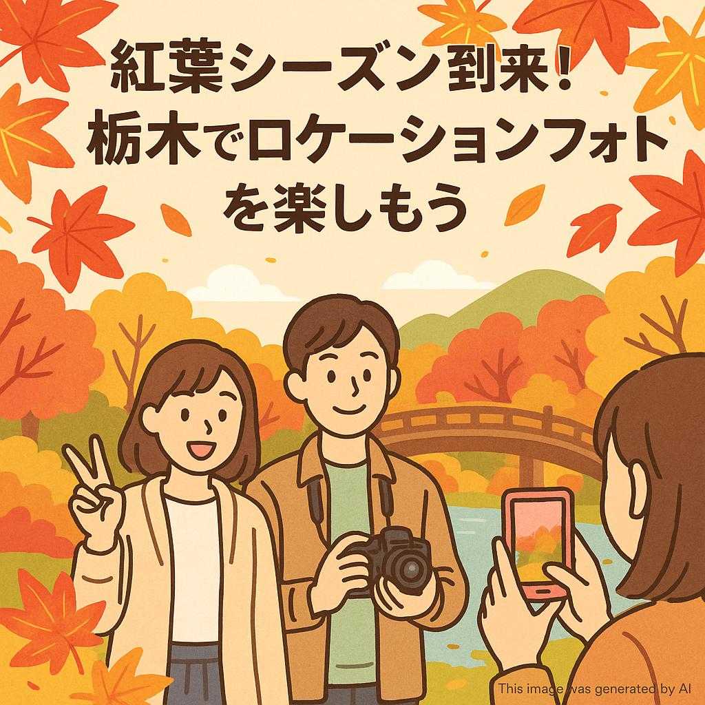 紅葉シーズン到来！栃木でロケーションフォトを楽しもう