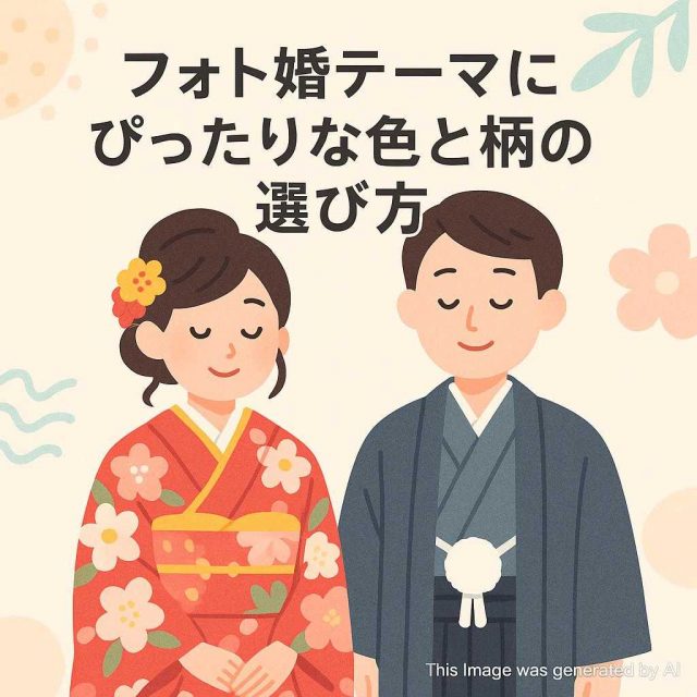 フォト婚テーマにぴったりな色と柄の選び方