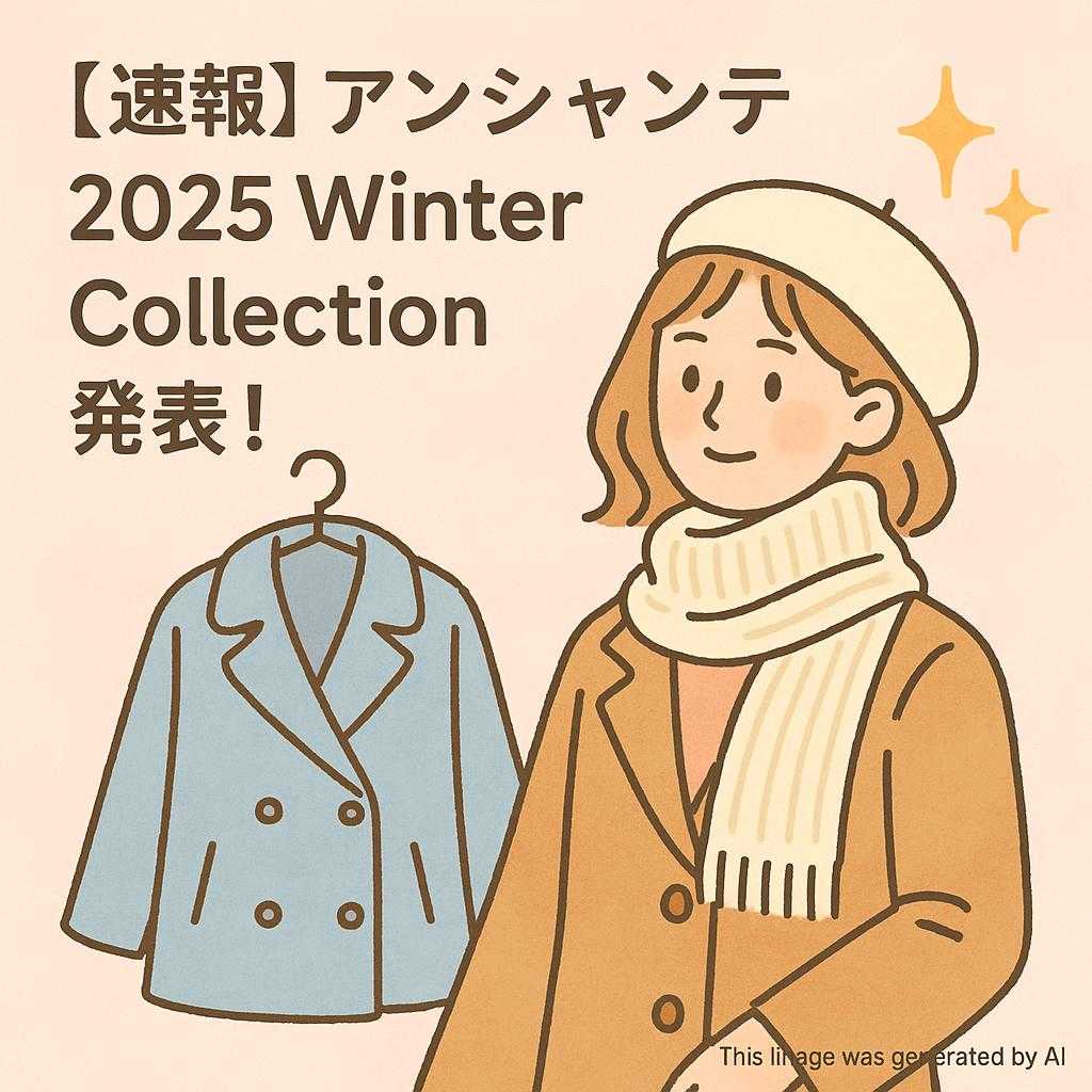 【速報】アンシャンテ 2025 Winter Collection 発表！