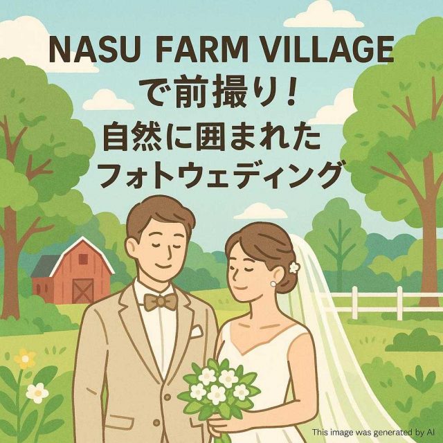 NASU FARM VILLAGEで前撮り！自然に囲まれたフォトウェディング