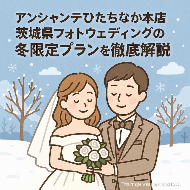 アンシャンテひたちなか本店 茨城県フォトウェディングの冬限定プランを徹底解説