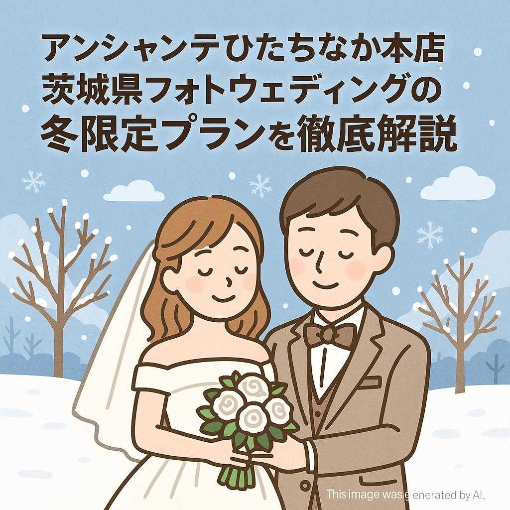 アンシャンテひたちなか本店 茨城県フォトウェディングの冬限定プランを徹底解説