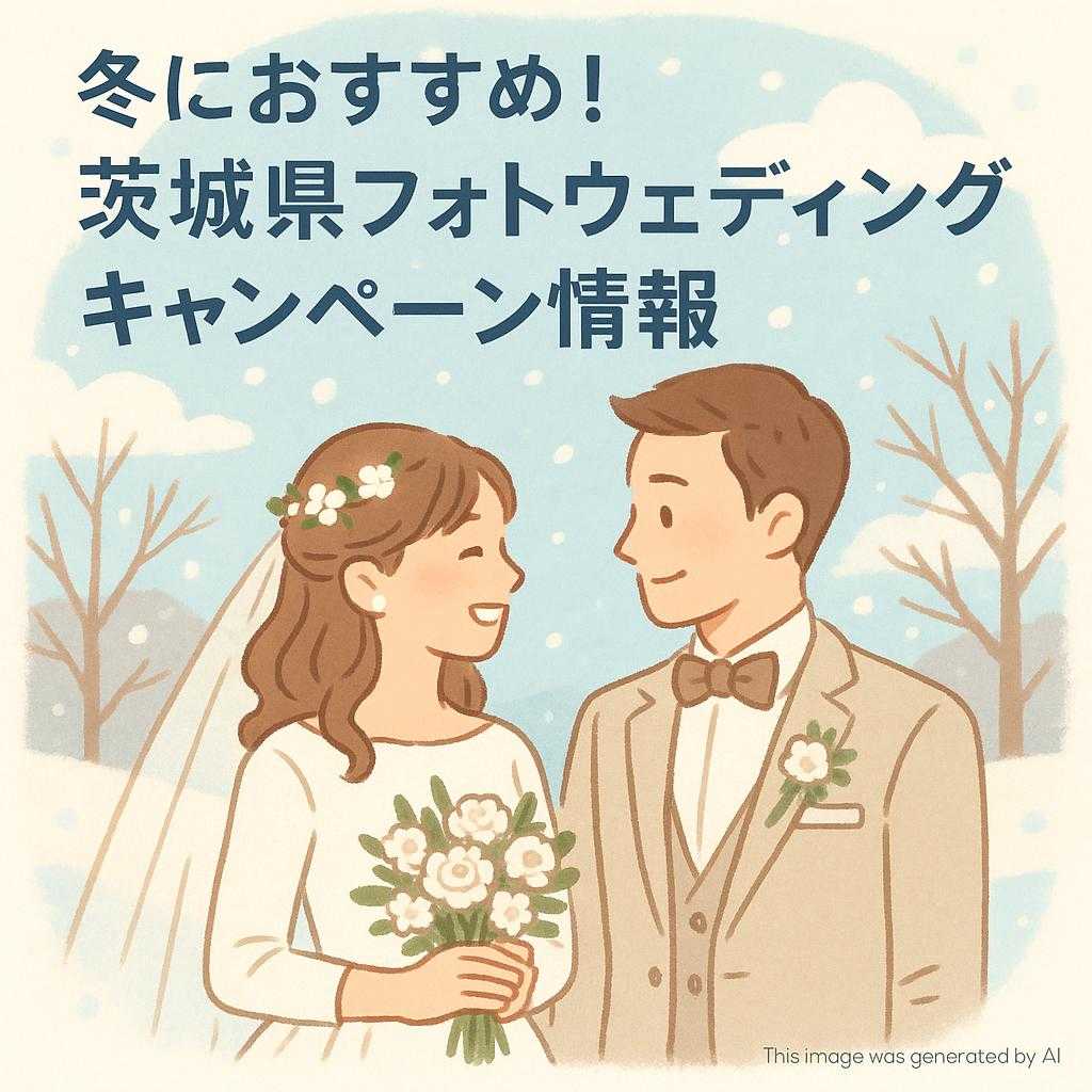 冬におすすめ! 茨城県フォトウェディングキャンペーン情報