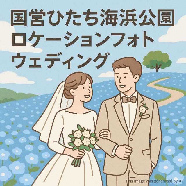 国営ひたち海浜公園ロケーションフォトウェディング