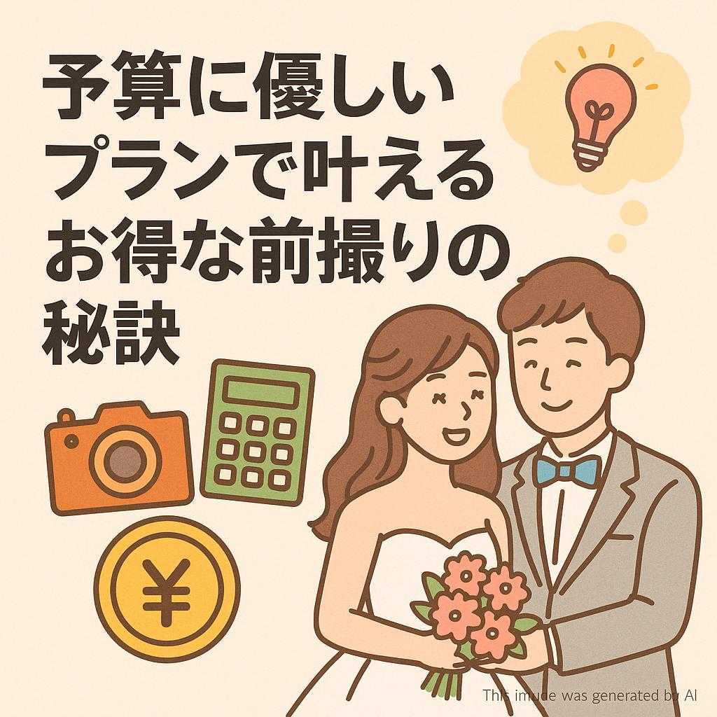 予算に優しいプランで叶えるお得な前撮りの秘訣