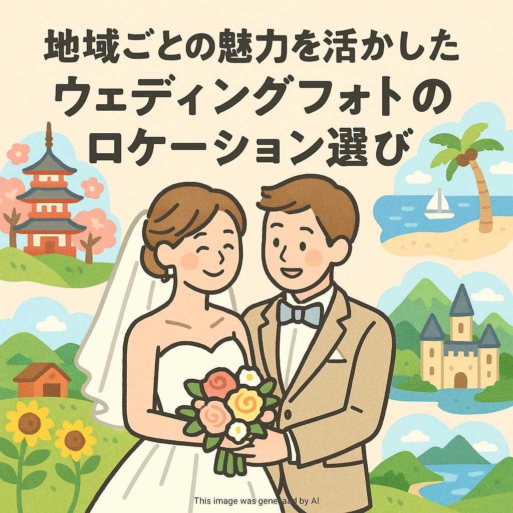 地域ごとの魅力を活かしたウェディングフォトのロケーション選び