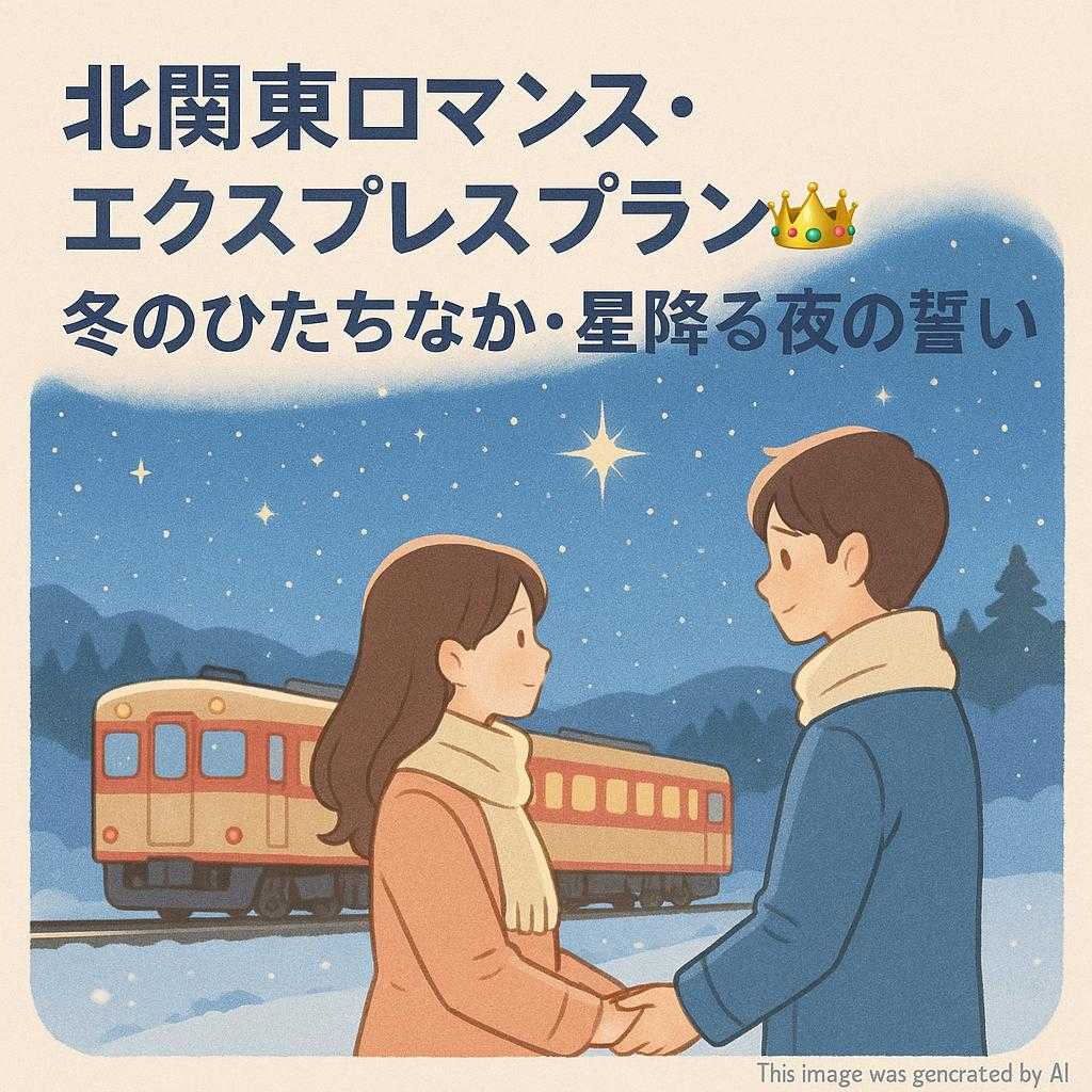 北関東ロマンス・エクスプレスプラン👑   冬のひたちなか・星降る夜の誓い🌟